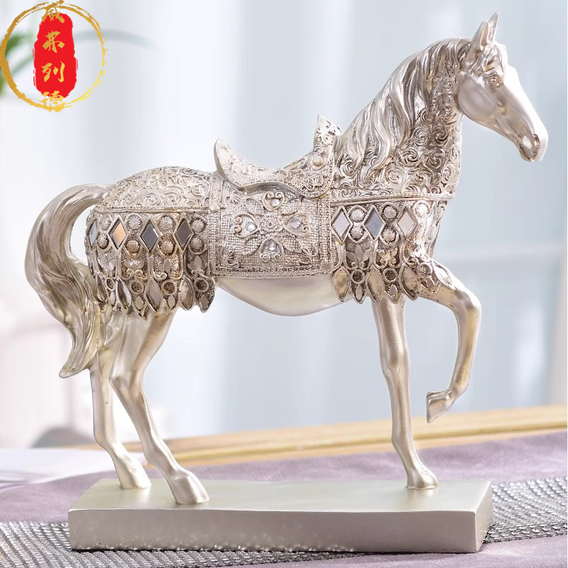 威弗列德酒柜装饰摆件马欧式家居客厅招财轻奢桌面工艺品马到成功,家居饰品,装饰摆件,淘宝优惠券,粉丝福利购,淘宝优惠卷