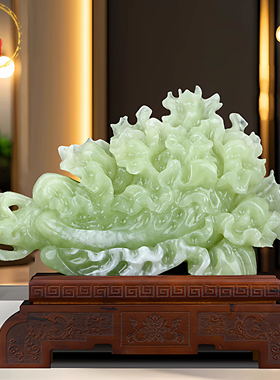 威弗列德家玄关家居装饰白菜摆件