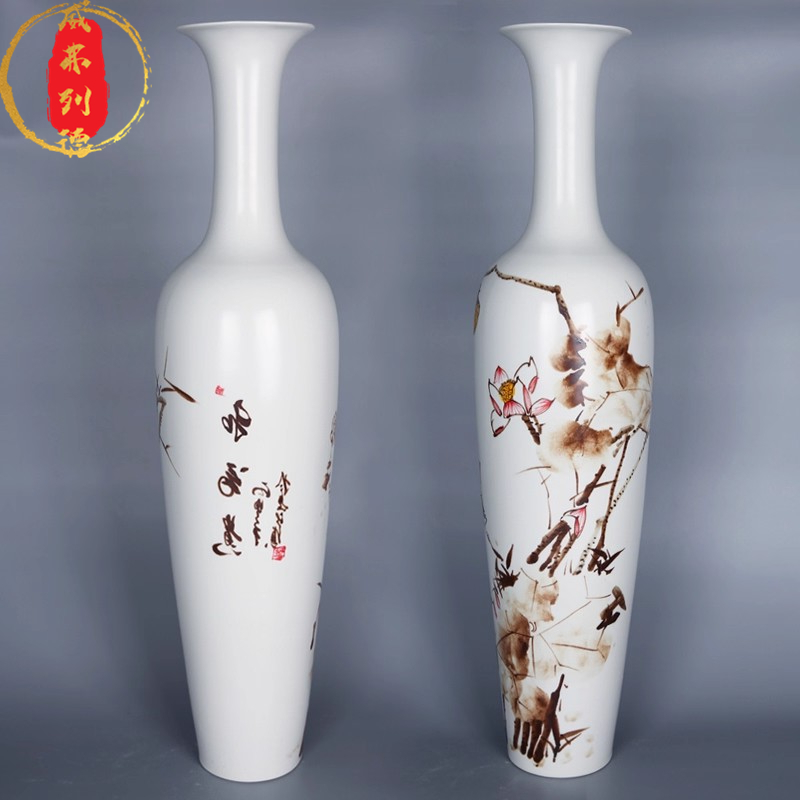 手绘和为贵陶瓷现代家居摆设