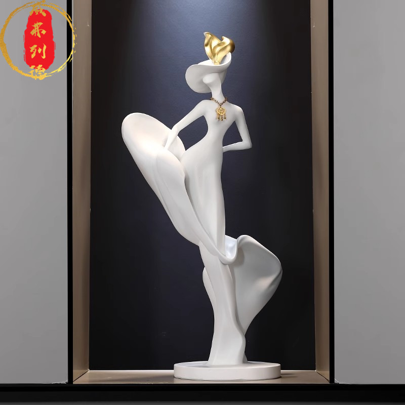威弗列德现代创意雕塑人物摆件落地高档大堂客厅玄关沙发艺术摆件,家居饰品,装饰摆件,淘宝优惠券,粉丝福利购,淘宝优惠卷