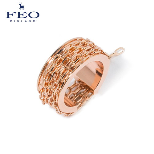 feo朋克风925银戒指严浩翔同款