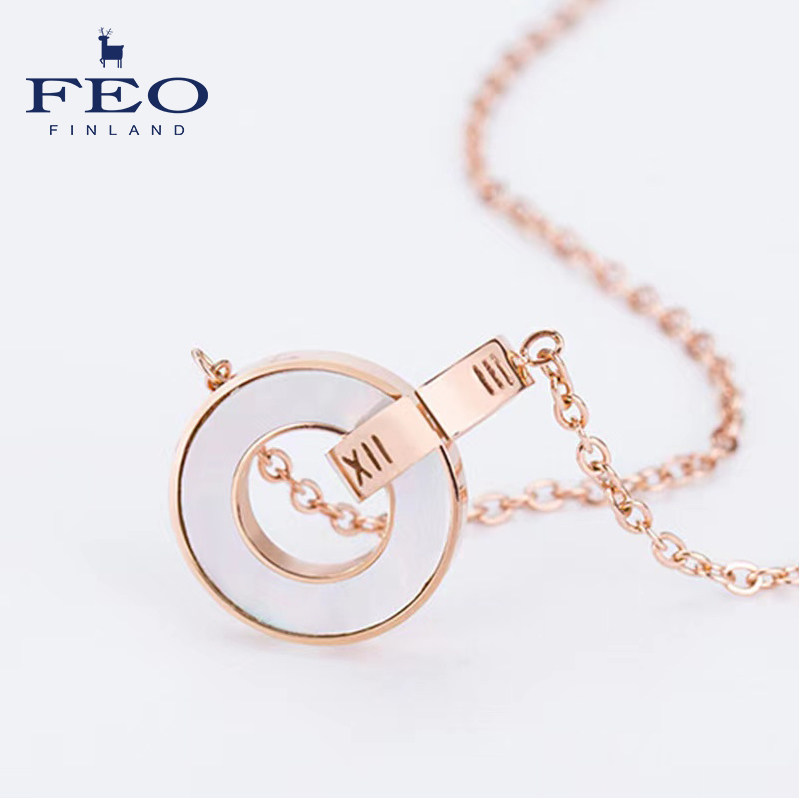 feo小众设计师风芬兰送礼项链图片