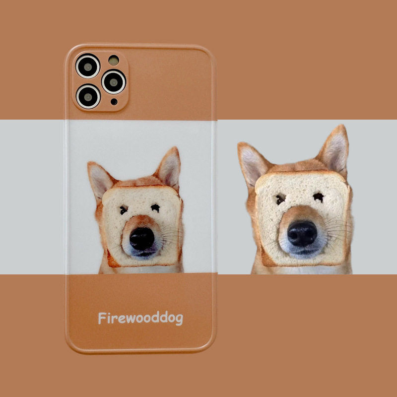 面包秋田犬iphone12手机壳适用苹果11pro/xs/xr个性8plus软壳mini