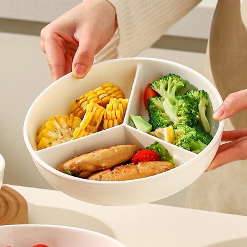 三分格陶瓷盘蒸盘电饭锅