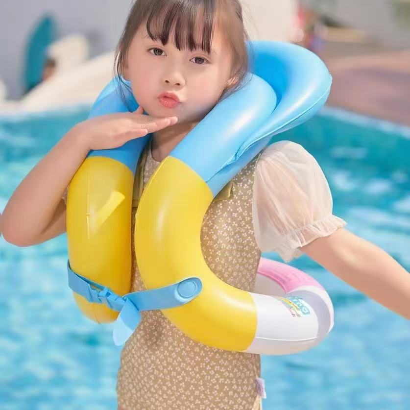 背心式游泳圈双层儿童加