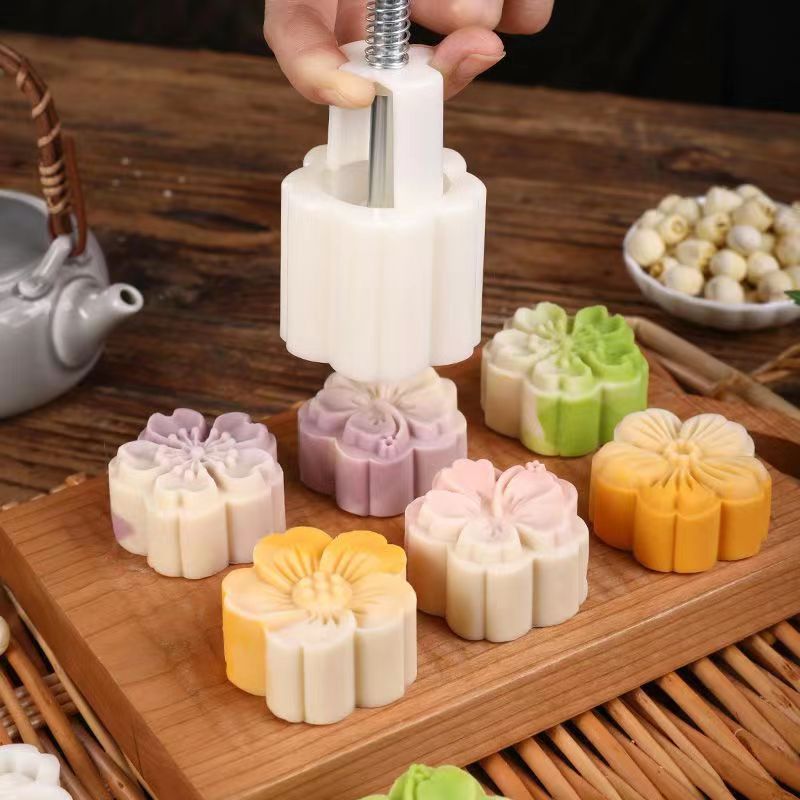 蛋月烧按压模具新款月饼