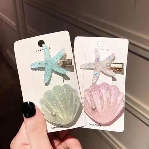 海洋主题头饰少女贝壳珍
