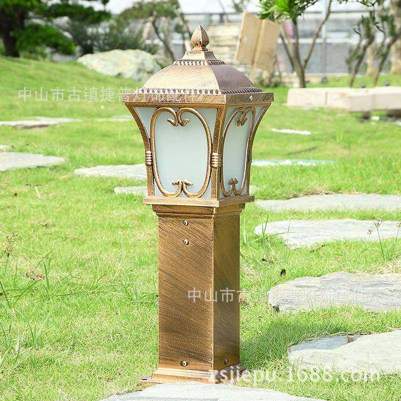 室外铝制苹果草坪灯柱头灯庭院灯花园苹果花草地灯户外公园灯