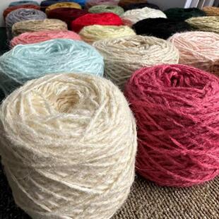 织围巾的专用羊绒线新款弹力羊毛线手工编织配线彩色羊绒线材料包