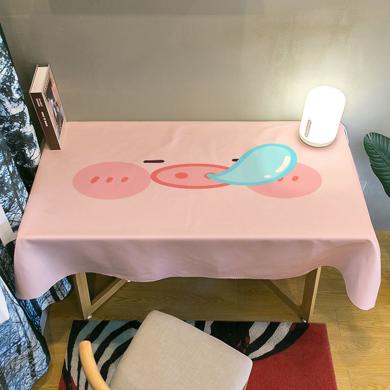 大学生宿舍桌布小动物可