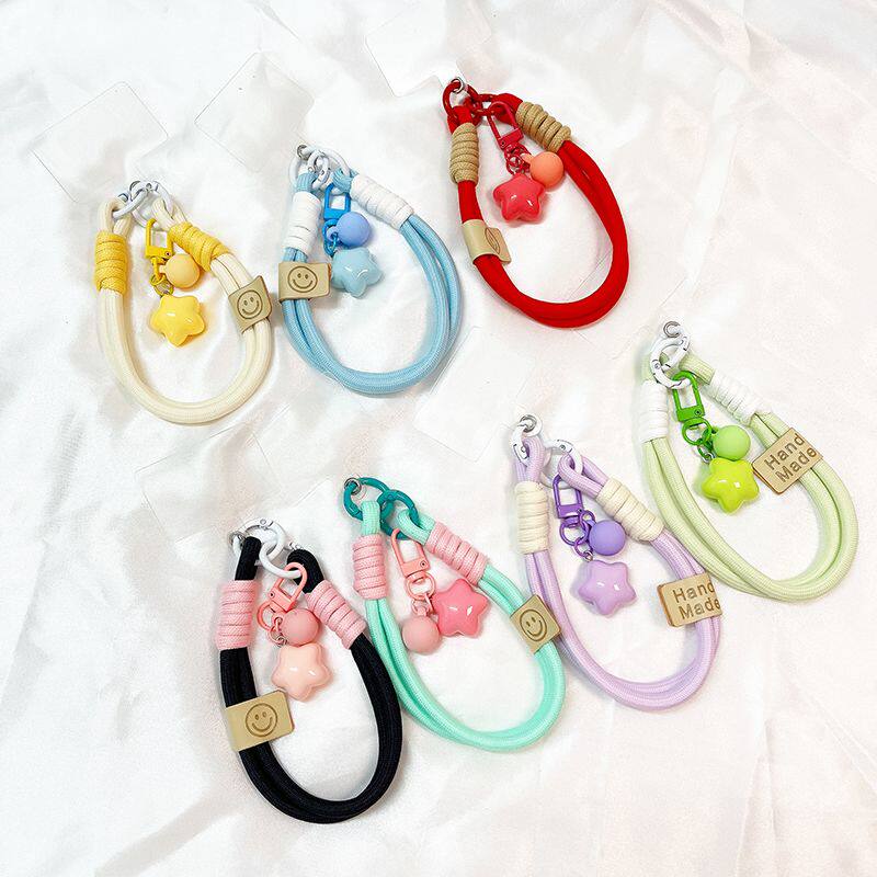 水杯专用挂绳彩色尼龙编织挂绳水杯绳钥匙扣攀岩扣手机壳挂绳手绳