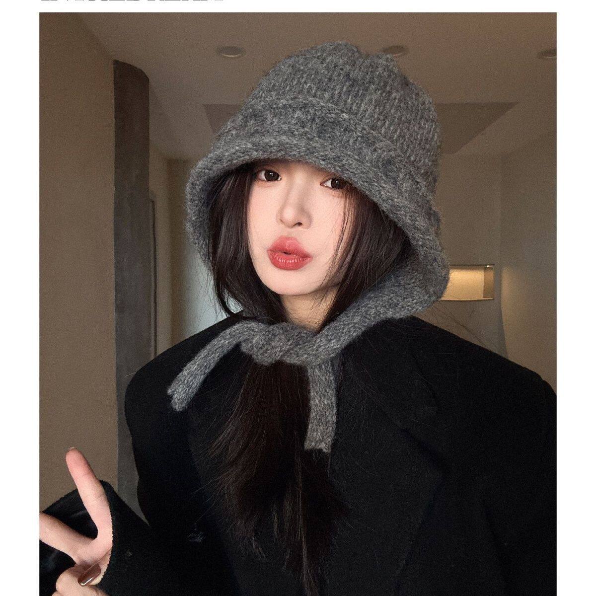 帽子女圆脸大脸显瘦拉法