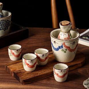 喝白酒杯子高级感日式清酒具礼盒酒壶酒杯套装烧酒温酒加热小酒杯