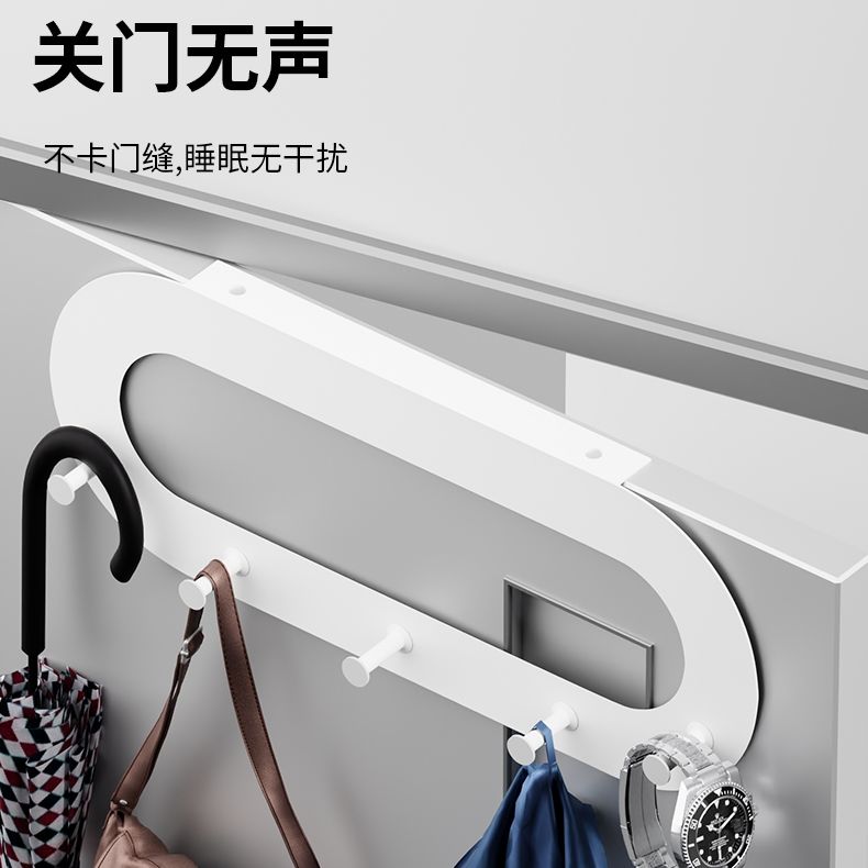 挂钩柜子侧边门后挂钩免打孔衣柜门架房间卧室浴室大衣柜挂式衣帽