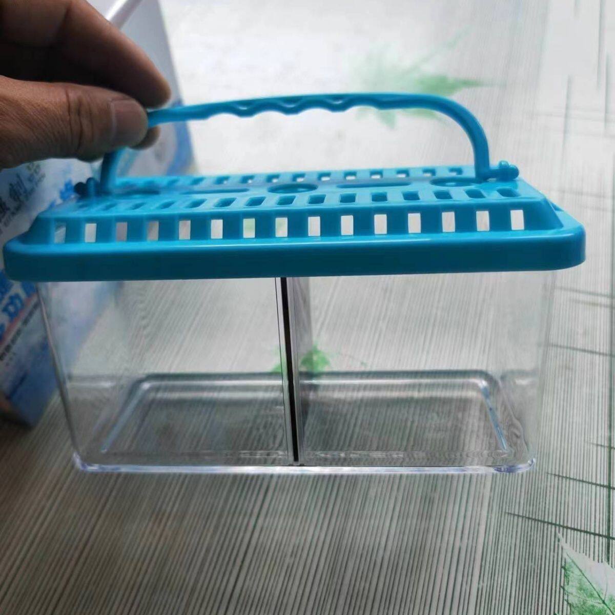 养虾专用缸两格带盖小鱼