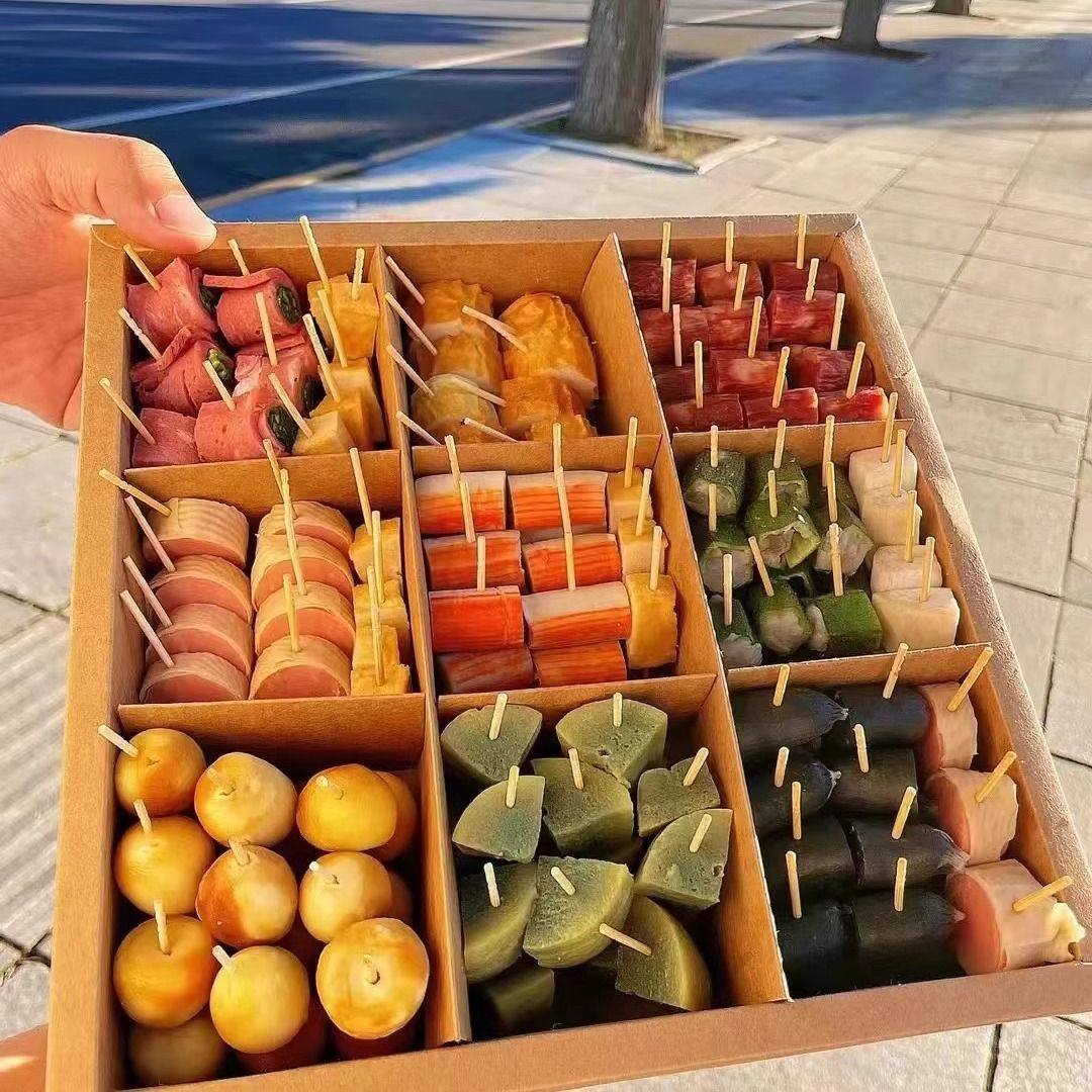 九宫格火锅格子透明牛皮