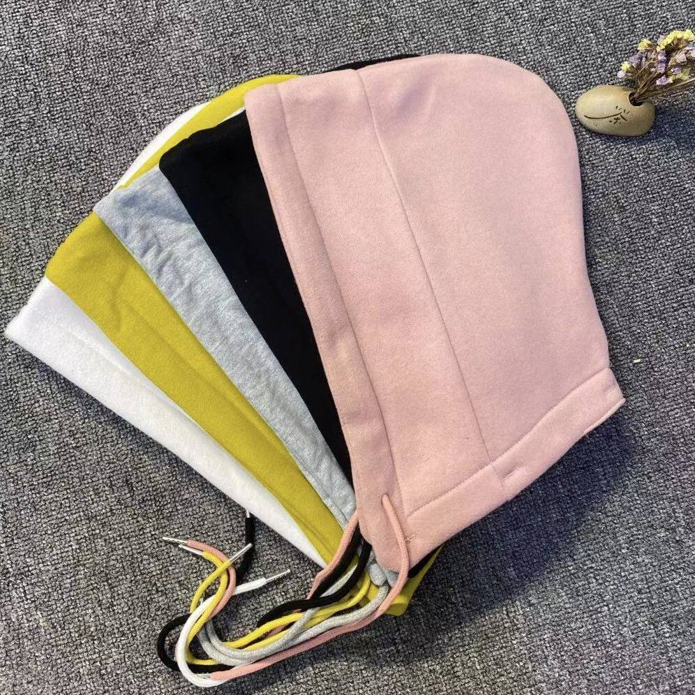 假帽子领连帽日韩可自由拆卸连帽卫衣帽子韩版内搭棉质男女同款单