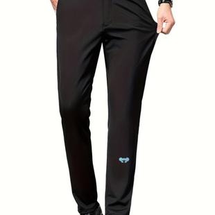 Business men Pants Blend Polyester Sleek
