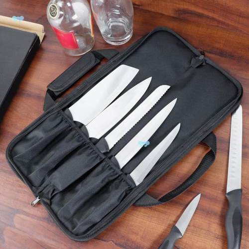 Professional Portable Travel Camping Chef Knife Bag Folding