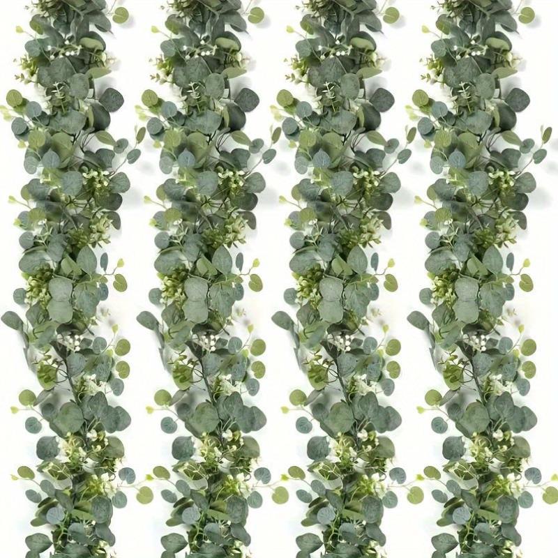 跨境Pack Premium Artificial Eucalyptus Garland Versatile
