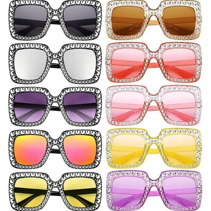 Christmas Halloween 10 Pack Women Sparkling Sunglasses