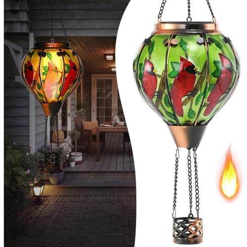 Christmas Halloween Hot Air Balloon Solar Lantern al