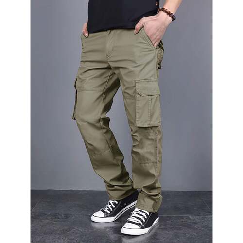 Y 78127 Work Pants Men's Casual Straight Leg 工装休闲裤