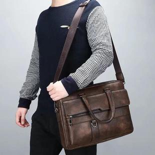 Vintage Genuine Leather Briefcases For n 15 inch Laptop