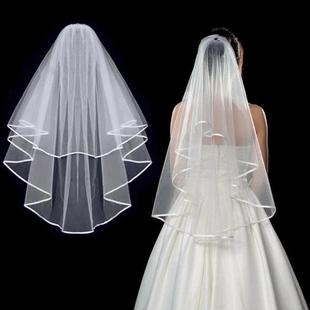 Romantic Veil Double Bridal yle Layer 1pc