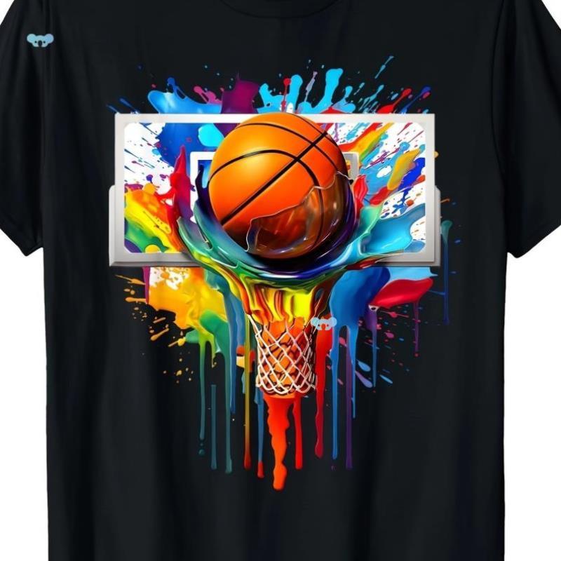 Tie Dye Spla Print Tee Summer Faion Colorful Tie Dye跨境