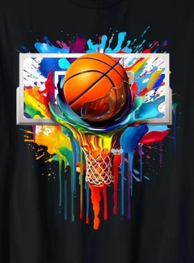 Tie Dye Spla Print Tee Summer Faion Colorful Tie Dye跨境