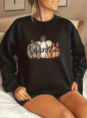 2025秋季新款跨境外贸 Curve Sweatirt 圆领卫衣