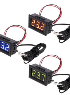 Mini -50~110 °c Digal LED Thermometer 5-12V Car汽车温度计