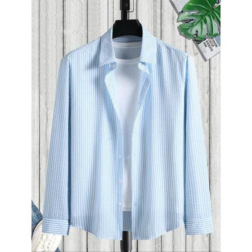 E 65227 Striped Long Sleeve Shirt 条纹衬衫