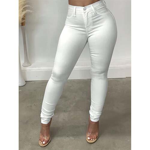 X 10702 Elastic Candy Color Casual Pants 糖果色休闲裤