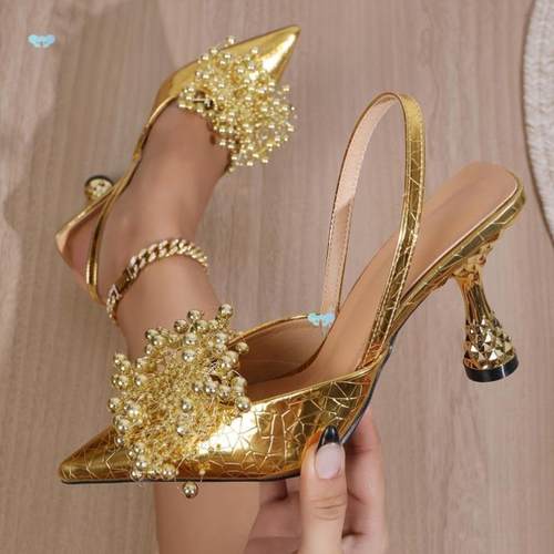 High heeled Shoes For Girls Wh A Summery Sense Of高跟鞋