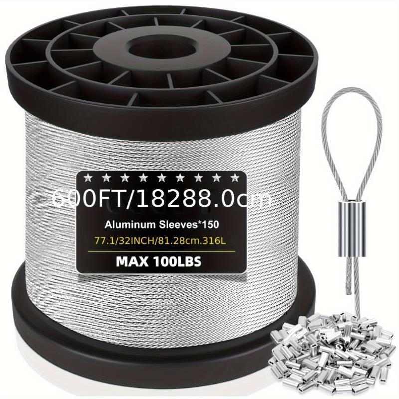 316 ains eel Cable 200ft 400ft 600ft 800ft 1000/3