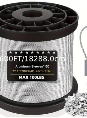 316 ains eel Cable 200ft 400ft 600ft 800ft 1000/3