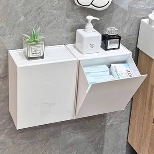 卫生间墙上收纳盒壁挂厕所防水卫生巾厕纸盒浴室护肤品面膜整理盒