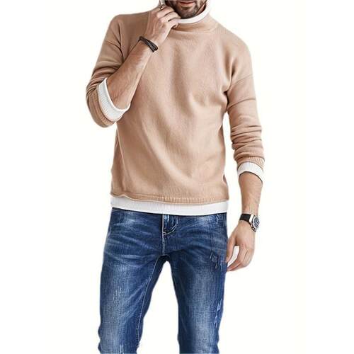 H 37591 Men's Round Neck Sweater 士毛衣