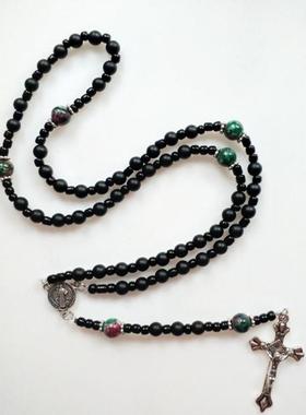 Black Onyx Religious Supplies Our Lady Rosary Christian Ros