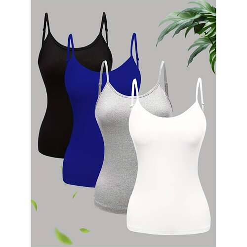 H 70441 Modal Camisole with Padded Bra 吊带背心