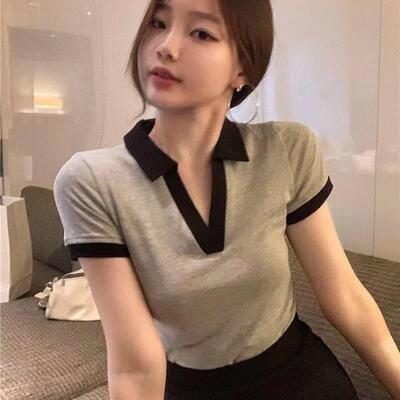 H 43260 Sweet spicy pure desire hottie short tee 甜辣风纯欲
