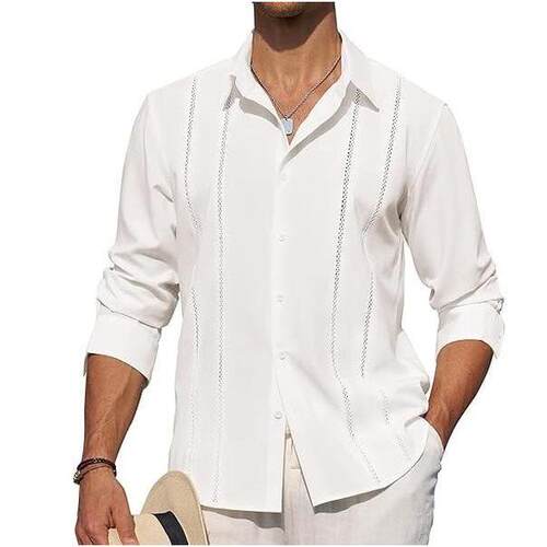 I 13689 Digital Print Long Sleeve Shirt 数码印花长袖衬衫