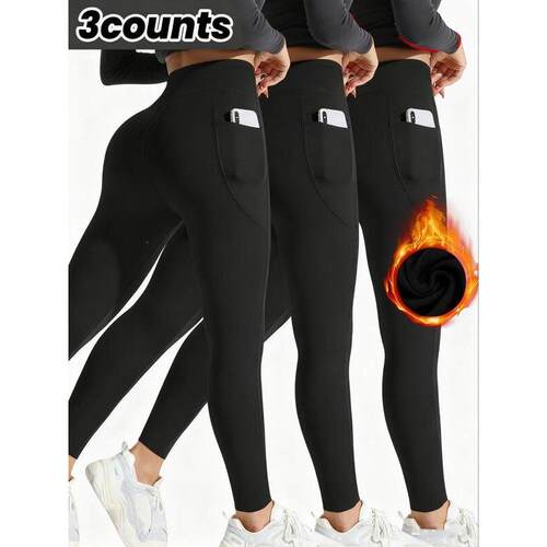 Q 74306 High Waist Fleece Yoga Pants 腰瑜伽裤