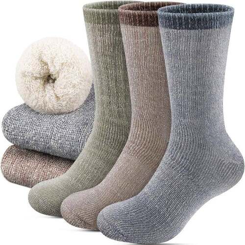 H 75496 Winter Thickened Warm Socks 士保暖毛圈袜