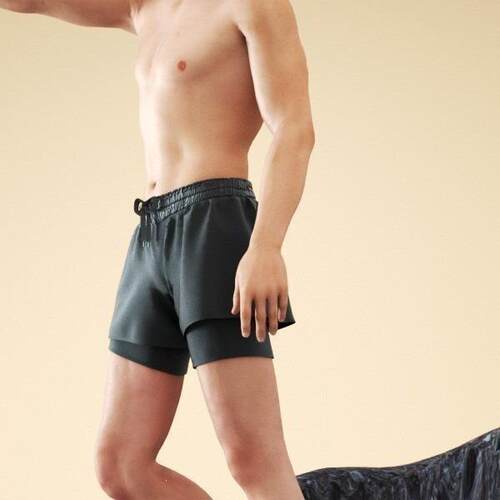 H 60172 Men's Double Layer Swim Trunks 士泳裤