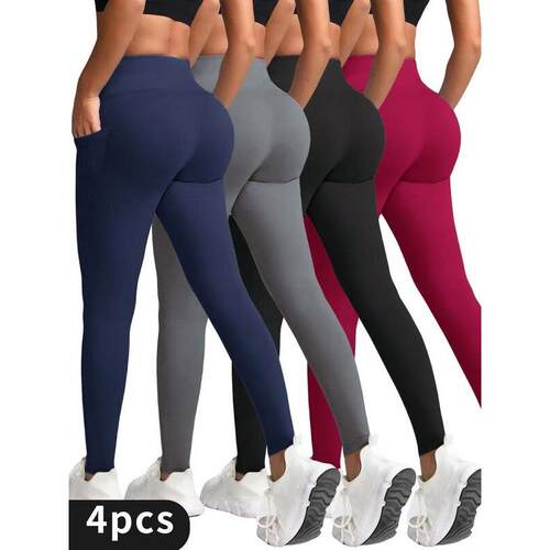 H 69009 High Waist Pocket Yoga Pants 腰口袋瑜伽裤
