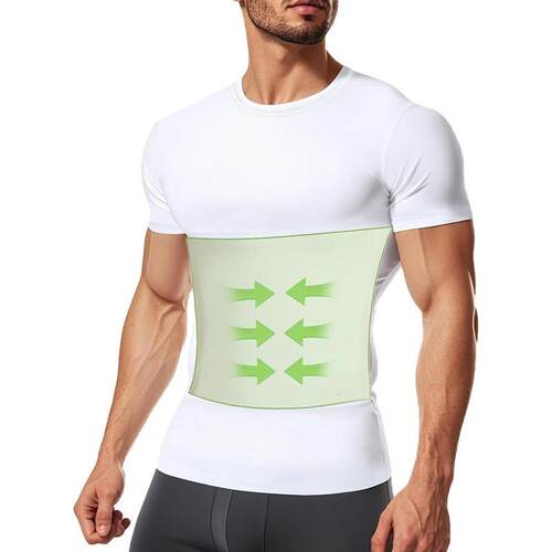 H 51368 Men's Tight Fitness T-Shirt 健身短袖