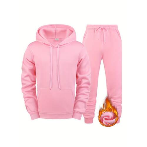 H 86524 Men's Hooded Sweatsuit 连帽卫衣套装